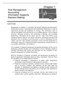 Atkinson, Solutions Manual t/a Management Accounting, 6th Edition Chapter 01: How Management Accounting Information Supports Decision Making