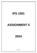 IPS1501 Assignment 5 2024