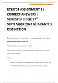 ECS3701 ASSIGNMENT 2 ( CORRECT ANSWERS ) SEMESTER 2 DUE 27th  SEPTEMBER 2024 GUARANTED DISTINCTION .