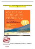 MEDICAL SURGICAL NURSING:CONCEPTS FOR CLINICAL JUDGEMENTAND COLLABORATIVE CARE 11TH EDITION IGNATAVICIUS