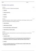 NR-503 Epidemiology | 78  Multiple-choice questions with accurate responses