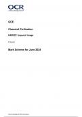 OCR GCE  Classical Civilisation H408/22 Imperial image A Level Mark Scheme for June 2024