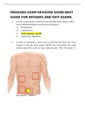 MEDSURG EXAM REVISION GUIDE-BEST GUIDE FOR RETAKES AND EXIT EXAMS