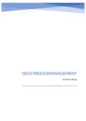 Samenvatting & Oefenvragen Procesmanagement