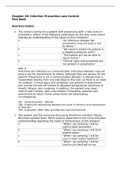 NUR 3028 Infection Prevention and Control Exam Elaborations (A+ GRADED)