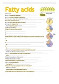 nutrition review sheet - chapter 5 (fats & omega fatty acids)