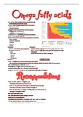 nutrition notes - chapter 5.5 (omega fatty acids)