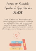 Alumnos con necesidades especificas de apoyo educativo