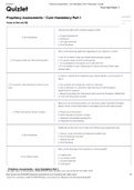 NURS 100 Prophecy Assessments - Core Mandatory Part I | Latest 2021