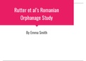 Romanian Orphan Study