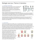 biologie samenvatting hoofdstuk 3 genetica