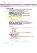 NSG 4421 CHAPTER 27 & 28 0VERVIEW OF OXGEN AND CARBON DIOXIDE EXCHANGE