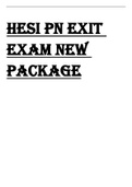 HESI PN EXIT EXAM NEW PACKAGE