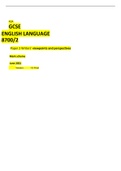 AQA GCSE ENGLISH LANGUAGE 8700/2 Paper 2 Writers’ viewpoints and perspectives Mark scheme June 2021 Version: 1.0 Final 