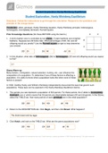 Student Exploration: Hardy-Weinberg Equilibrium