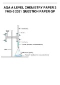 AQA A LEVEL CHEMISTRY PAPER 3 7405-3 2021 QUESTION PAPER QP