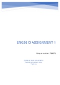 ENG2613 ASSIGNMENT 1 2022
