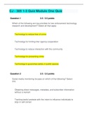 Southern New Hampshire University; CJ 305/ CJ305/ CJ 305 Criminal Justice 330; All module quizzes, already graded_ Latest Fall 2021/2022.