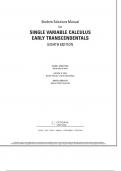 Student Solutions Manual for Stewart's Single Variable Calculus: Early Transcendentals, 8th (James Stewart Calculus) 8th Edition