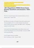 SIE: Regulations (FINRA Rules) Exam Practice Questions and Answers | 100% Pass