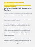 FINRA Exam Study Guide with Complete Solutions