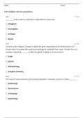 FOOD SCIENCE CDE TEST 1 QUESTIONS AND ANSWERS