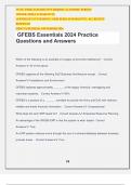 GFEBS Essentials 2024 Practice Questions and Answers