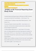 GFEBS L413E Financial Reporting Exam Study Guide