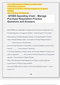 GFEBS Spending Chain - Manage Purchase Requisition Practice Questions and Answers