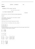 MAT2611 Sem ONE Assign FOUR 2022