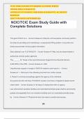 NCIC/TCIC Exam Study Guide with Complete Solutions