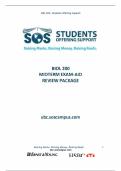 BIOL 200 MIDTERM EXAM-AID REVIEW PACKAGE SOS WITH COMPLETE SOLUTION;University of British Columbia