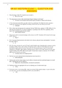 NR 601 MIDETRM EXAM STUDY GUIDE