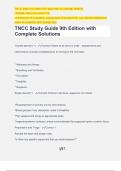 TNCC Study Guide 9th Edition with Complete Solutions