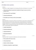  WOUND CARE WOCN TEST 2 QUESTIONS AND ANSWERS