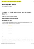 perry Chapter 42 Fluid Electrolyte and Acid Base Balance LATEST