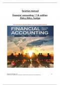 Solution manual  financial accounting tools for  business decision making 10th  edition   kimmel, weygandt j...