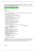 Test Bank for -Principles of Auditing and Other Assurance Services 22nd Edition by Ray Whittington, Kurt Pany,newest version 2024|25 A+