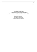 International Wildlife Crime:  A critical analysis of illegal poaching and trading of  Rhino horn for use within Traditional Chinese Medicine (TCM