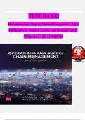 Test Bank For Operations and Supply Chain Management, 17th Edition by (F. Robert Jacobs, 2024), All Chapters 1 - 22, Complete Verified Latest Version