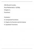 Composite and Quadratic Functions, CIE AS and A Levels, Pure Mathematics 1 (9709),Chapter 2, Functions 