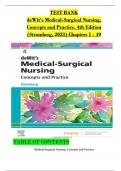 Dewit’s Medical Surgical Nursing Concepts and Practice 4th Edition Stromberg Test Bank / Verified Answers From Publisher