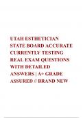 BASIC ESTHETICIAN BOARD UTAH EXAM COMBINED PACKAGE DEAL 