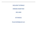 CRW2601 LATEST EXAM PACK  SEMESTER 1 2022