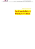 BSBHRM513 manage workforce planning Residential Care Workforce Plan
