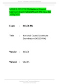 CLEX-RN V12.35 National Council Licensure Examination(NCLEX-RN) new doc 2020/2021