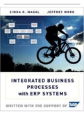Integrated Business Processes with ERP Systems 1st Edition by Simha R. Magal Chapter 1_9__TEST BANK__Already Graded A+