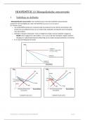 Samenvatting - Micro-economie (HOOFDSTUK 12: Monopolistische concurrentie)