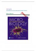 Microbiology with Diseases by Body System 5TH Edition, Bauman Test bank