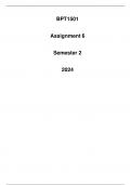 BPT1501 Assignment 6 (Detailed Answer)  Semester 2 2024